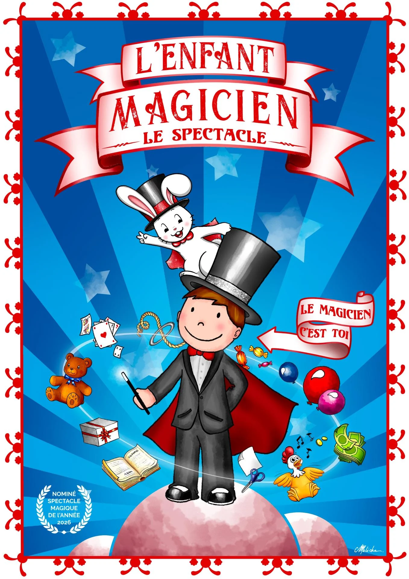 Affiche du spectacle L'Enfant Magicien